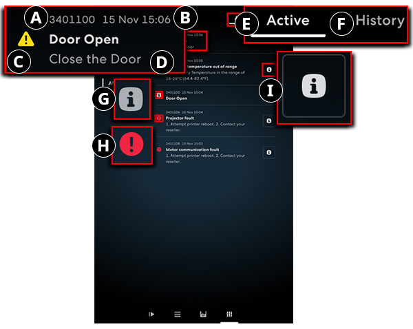 PSLA 270 Alerts Settings