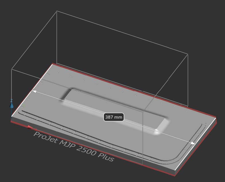 ProJet MJP 2500 Splitting Large Parts using 3D Sprint and Joining with ...