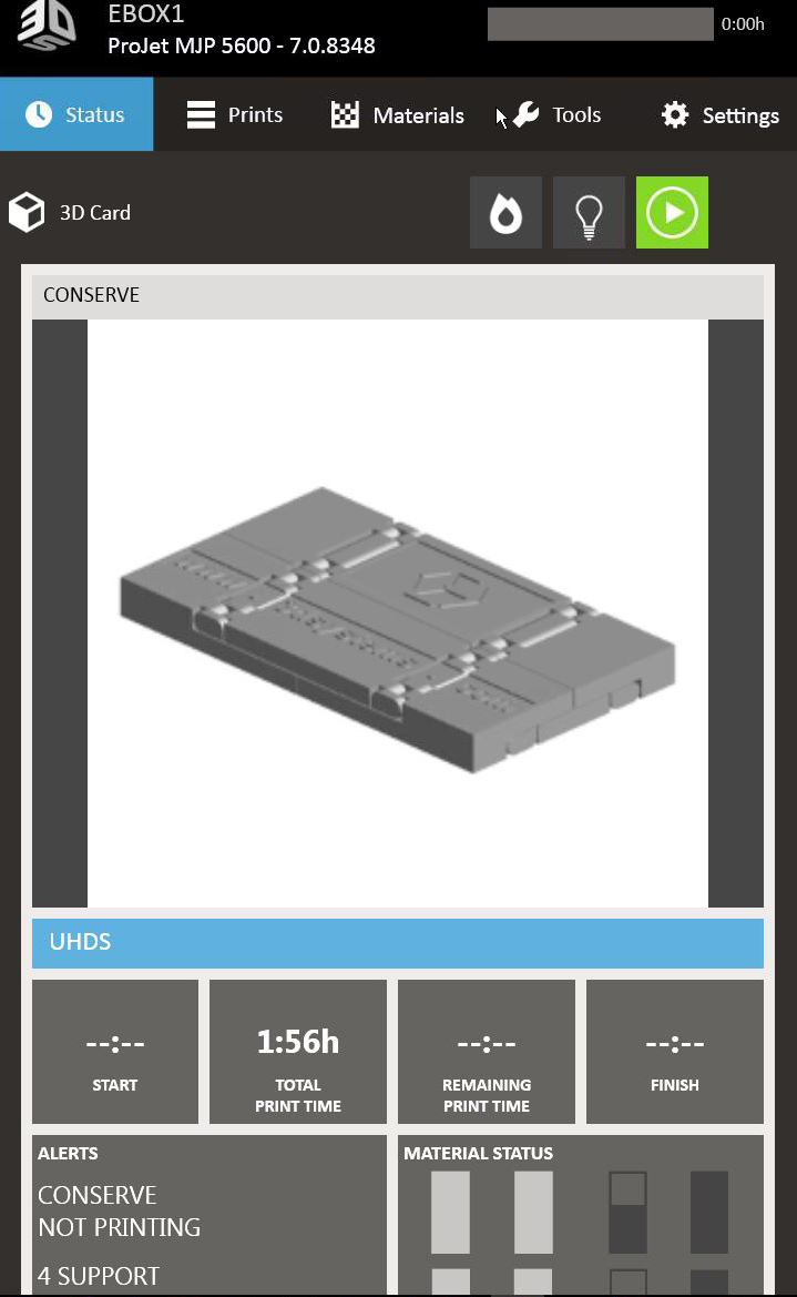 ProJet MJP 5600 MCO - Material Changeover Procedure