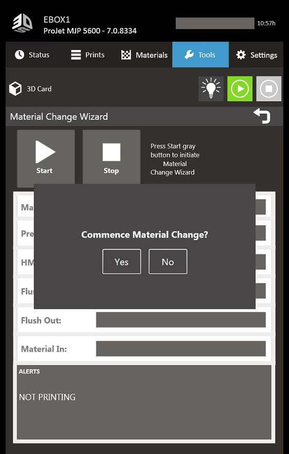 MCO Material Changeover Procedure